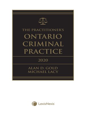 cover image of The Practitioner's Ontario Criminal Practice